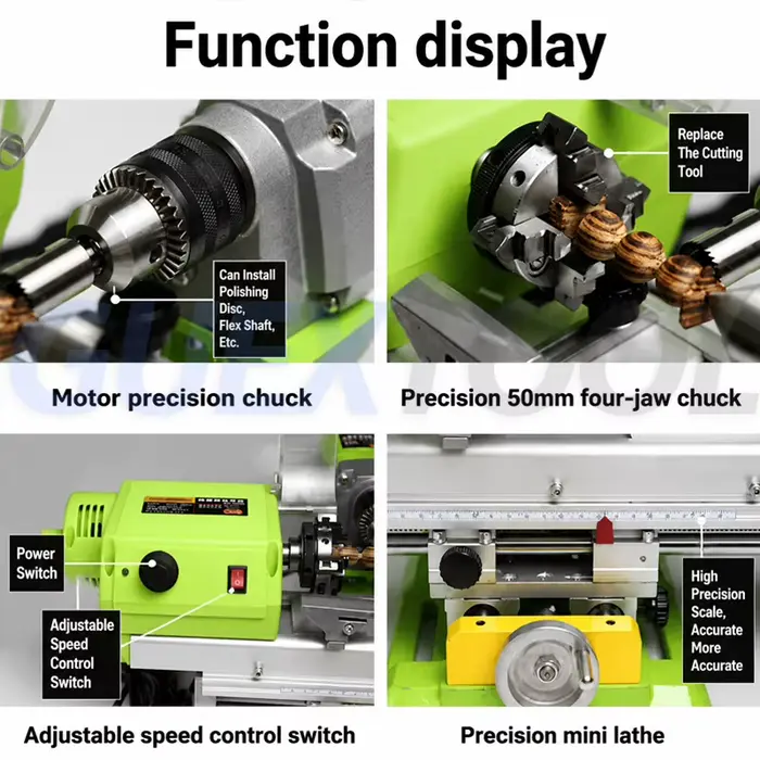 Petite perceuse d'établi de tour de travail de calcul de bricolage