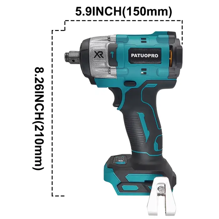 Makita – clé à chocs sans balais 500N.m, clé électrique Rechargeable sans fil de 1/2 pouces, outil é