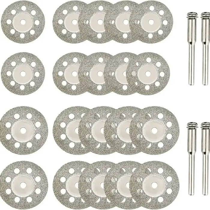 Les disques de coupe diamantés et les arbres de meule sont utilisés pour les outils rotatifs de découpe de métal et les pièces de machines de meulage électriques.