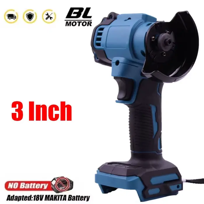 Fit Makita 18V batterie 3 pouces Mini meuleuse d'angle Machine de découpe électrique sans fil meulage polissage coupe outils électriques