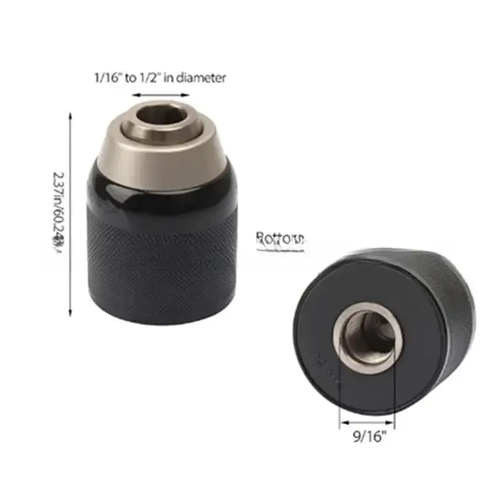 Mandrin de perceuse 13 mm 1/2 avec vis