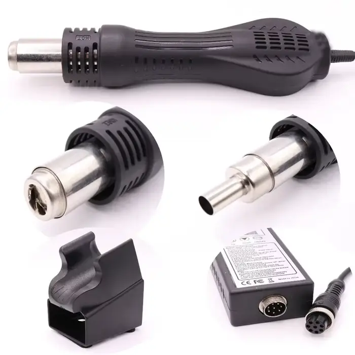 Pistolet à air chaud 8858 Micro, station de soudage numérique LCD, sèche-cheveux pour soudure, 220V 