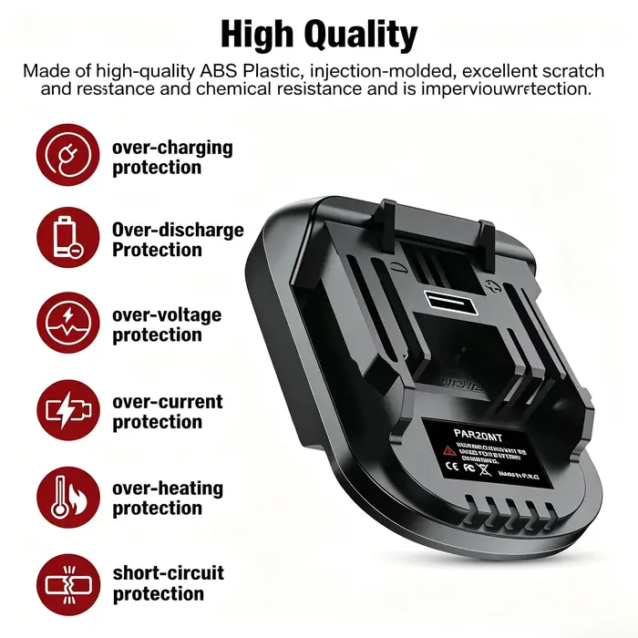 Adaptateur PAR20MT pour outils Parkside vers Makita, convertisseur de batterie Li-ion 20V Parkside e
