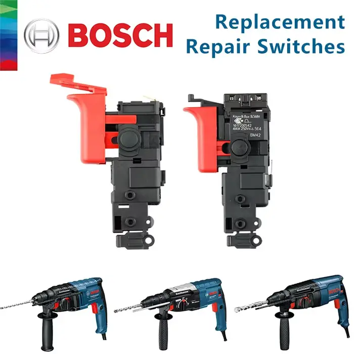 Bosch GBH2-20/2000/22/24/26E/28/DRE Perceuse à percussion électrique interrupteur de commande