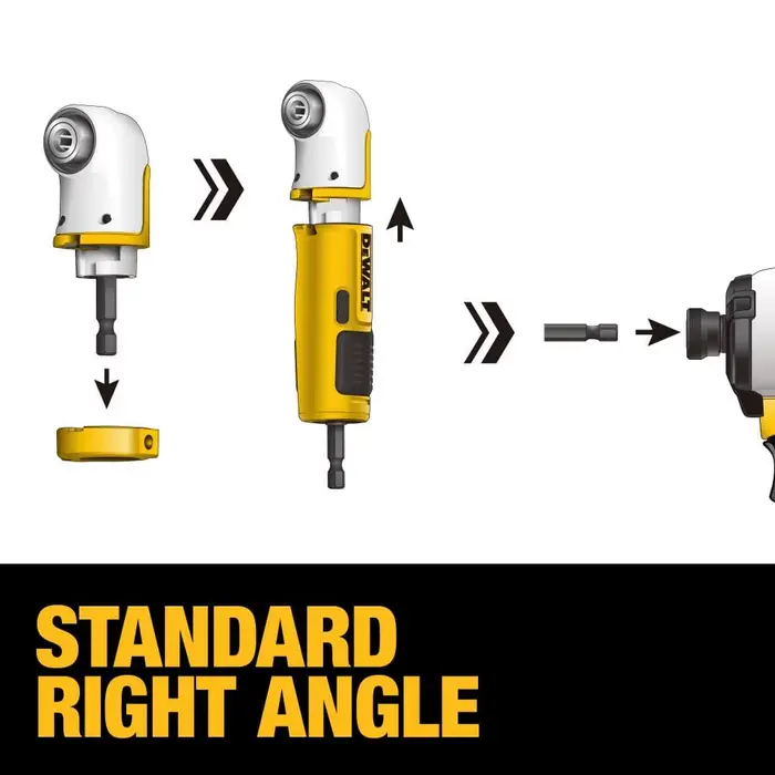 DEWALT DWAMRASET MAX FIT ® Accessoires modulaires d'outils électriques de perceuse de conducteur de système d'angle droit