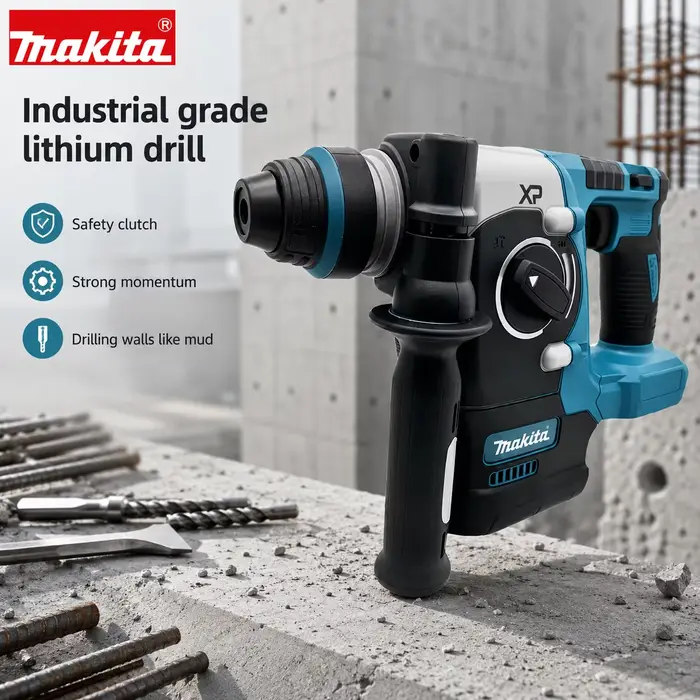 Makita DCH273 Perceuse à percussion rotative rechargeable sans fil