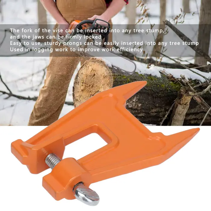 Mors à chaîne compact et léger pour affûtage de chaînes de tronçonneuses