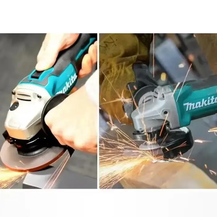 2025 Makita 18V 125mm DGA404 meuleuse d'angle électrique au Lithium sans brosse Machine de découpe Rechargeable