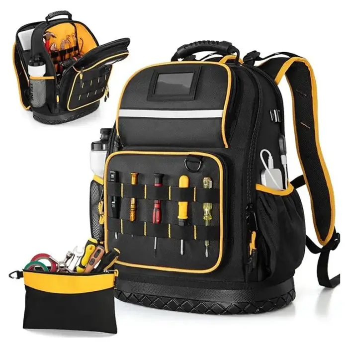 Sac à outils robuste avec poches de rangement amovibles