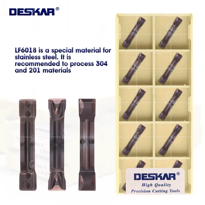 DESKAR 100% Original MGMN150 200 250 300 400 500 600 -G -M -T -H LF6018 Lame de rainurage de haute q