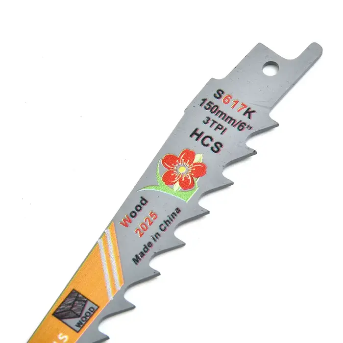 Lames de scie sauteuse HCS 3-TPI de 6 pouces (lot de 3) pour une coupe rapide du bois
