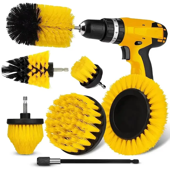 Ensemble d'accessoires de brosse de forage multi-usages