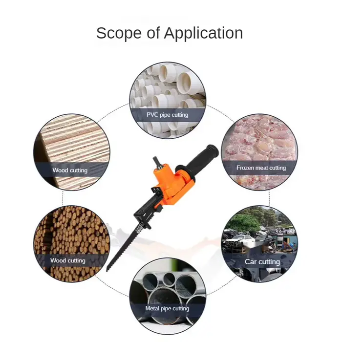 Adaptateur de scie alternative pour perceuse électrique
