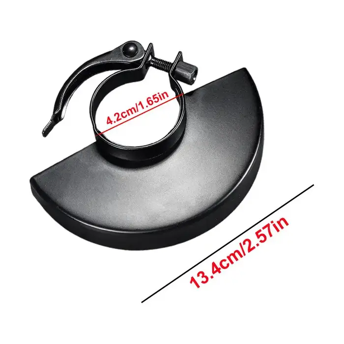 Cache de sécurité pour meuleuse d'angle à remplacement rapide, protection de meule agrandie contre la poussière, cache de protection pour outil électrique