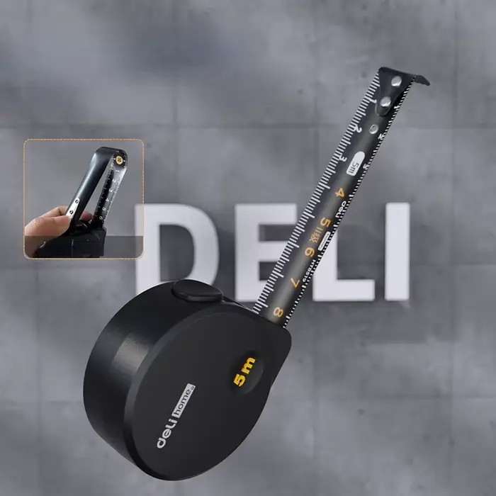 Ruban à mesurer en acier, ruban à mesurer métrique en métal, Construction, menuiserie, outil de trav