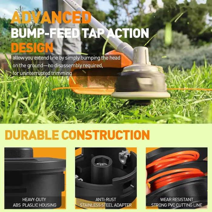 Tête de coupe 25-2 pour débroussailleuses Stihl FS90 FS90R FS55 FS56 FS56RC FS70 FS80 FS110 FS130 FS88 FS100 FS100R FS106 FS108