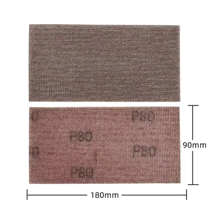 Papier de verre à mailles pour FESTOOL Mirka Etc ponceuse abrasif rectangulaire sec
