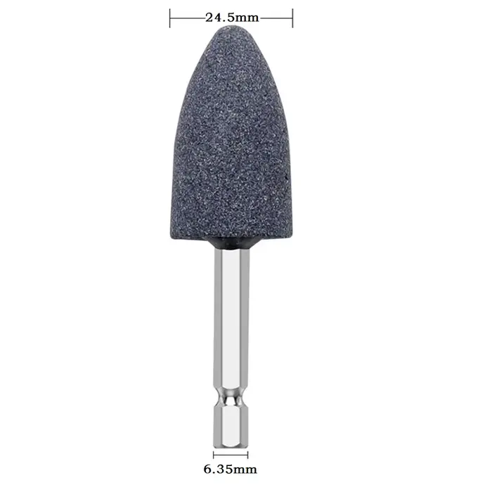 Tête de meulage à tige hexagonale, outil de gravure portable pour perceuse, pour métaux, machines et