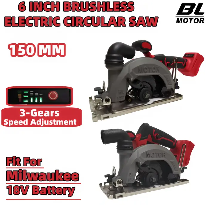 Scie circulaire électrique sans fil 150 mm sans balais