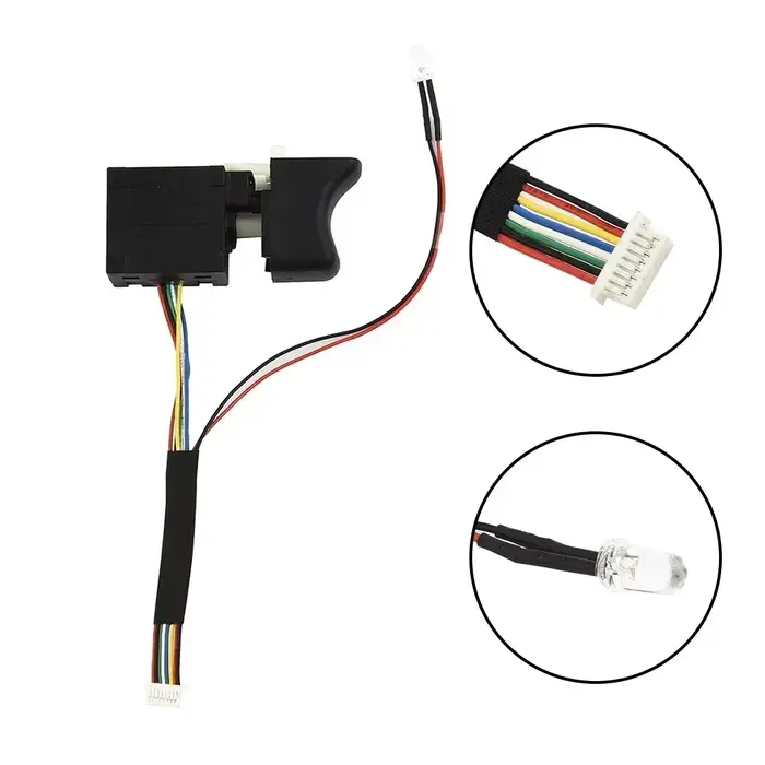 Interrupteur de vitesse de perceuse 7.2V-24V
