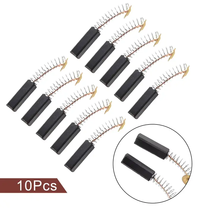 Brosses à charbon fiables pour moteur, brosses en carbone 6x6x20mm pour moteur d'outil électrique, l