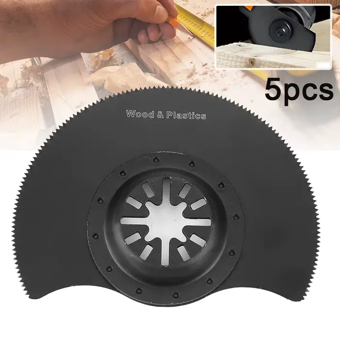 5 pièces lames de scie circulaire oscillant multi-outils ensemble d'accessoires pour réparer la coupe