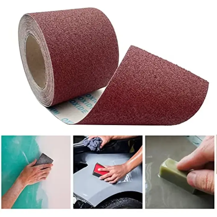 60-600 grains papier de verre 10M de Long 115mm abrasif métal