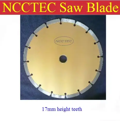 [S Segment de hauteur 17 mm] Lame de scie diamantée NCCTEC PREMIUM 9'' |   Meules de coupe pour marb