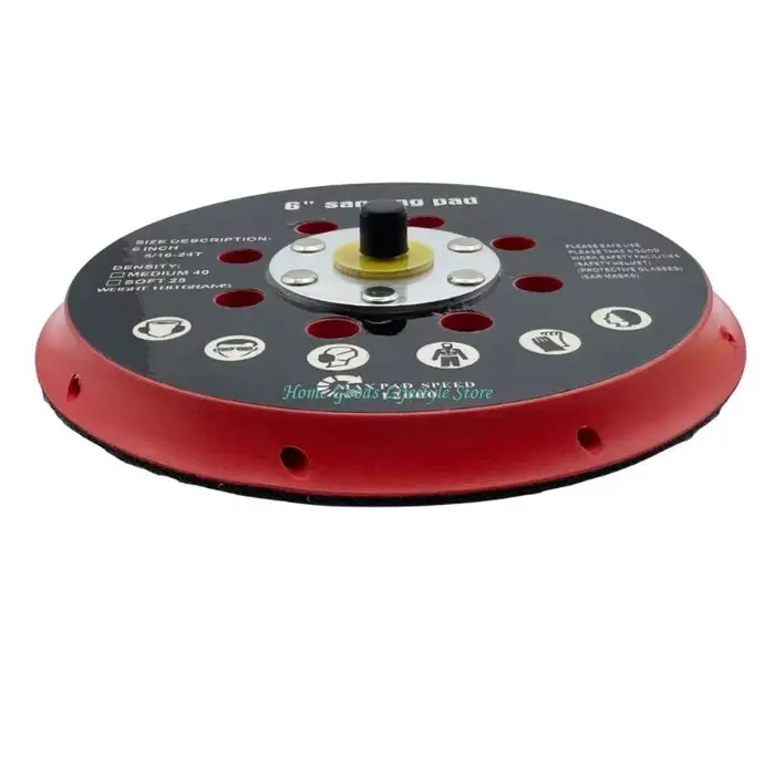 E74E plaque disque ponçage en plastique professionnelle 6 pouces pour ponceuse BO6030 BO6040 RO1