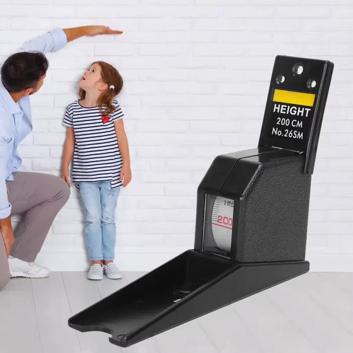 Outil de mesure 2 mètres de hauteur compteur de stature ruban à mesurer rétractable règle