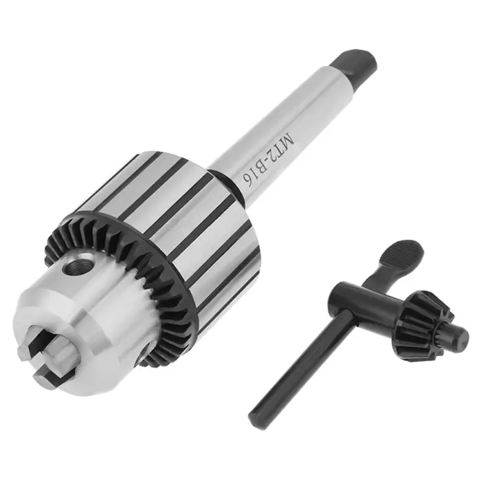 Mandrin de perçage pour mini tour MT2-B16 1-13 mm en acier à haute teneur en carbone