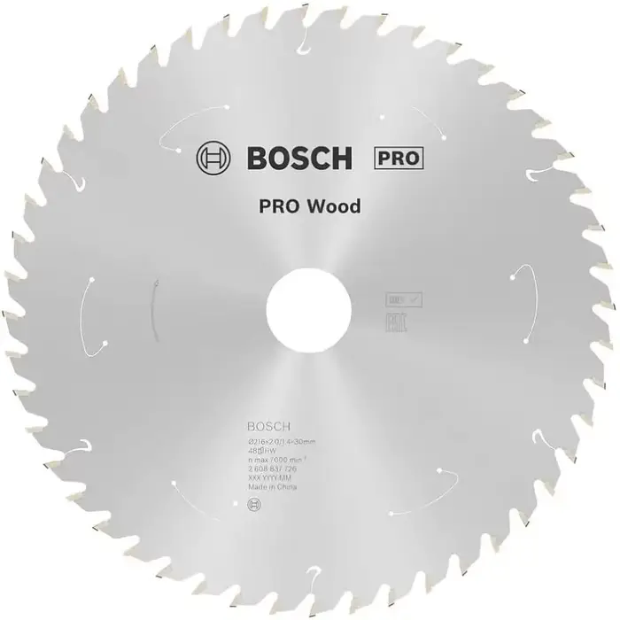 BOSCH 2608837726 lames de scie circulaire pour bois scies de Table sans fil