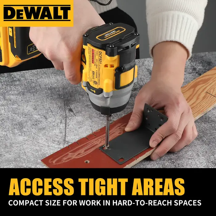 DEWALT DCF921 clé sans fil maximale atomique 20V clé à chocs sans fil 1/2 pouces clé de charge à vit