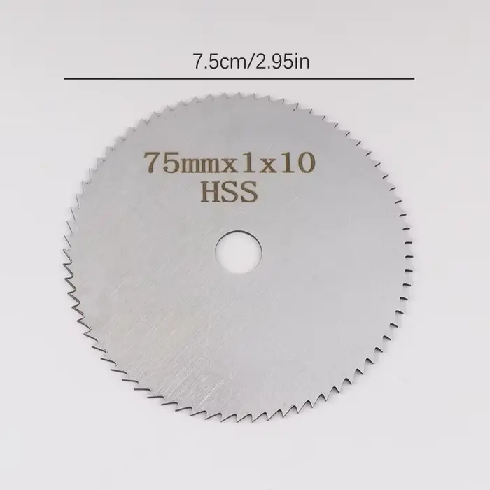 Disque de coupe circulaire multifonction pour meuleuse d'angle, lame de 3 pouces (75*1*10mm) avec 72