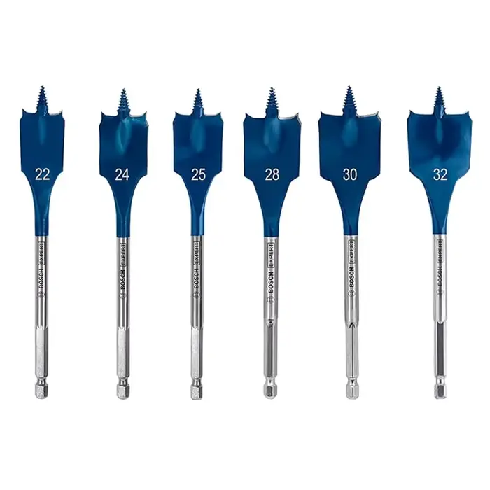 BOSCH 2608900336 EXPERT Ensemble de forets auto-coupants à vitesse variable 10-32 mm Accessoires pour perceuse à percussion Perçage du bois 13 pièces