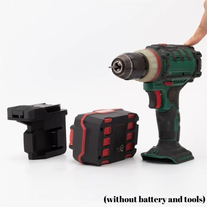 Adaptateur de batterie double pour Parkside pour Milwaukee