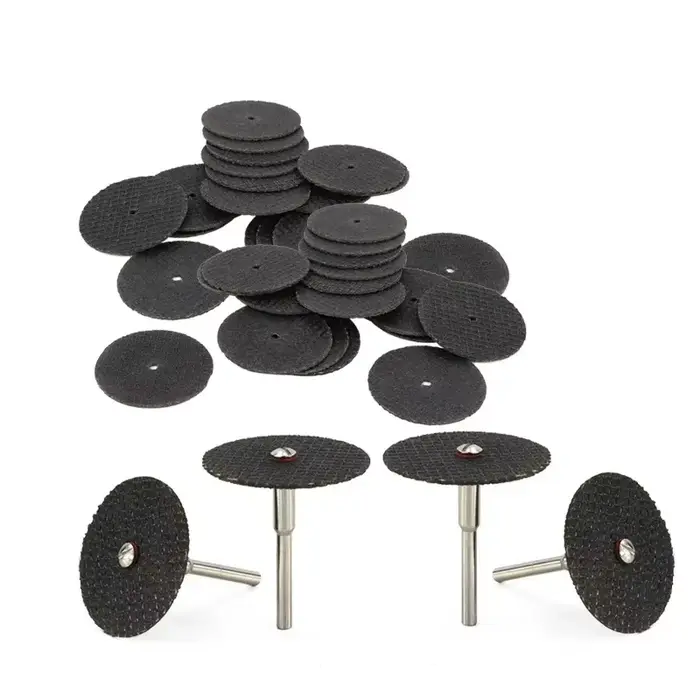 Disque de coupe abrasif 32mm avec mandrins