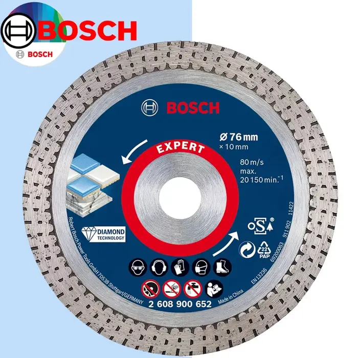 Bosch 2608900652   Professionnel 1x disque de coupe diamant Expert 76 mm Ø 76 mm meuleuse d'angle ac
