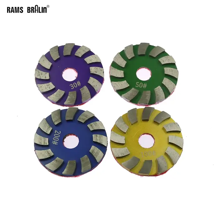 Disque de meulage à crochet et boucle de 90mm, 1 pièce, disque de rodage reconditionné en béton pour