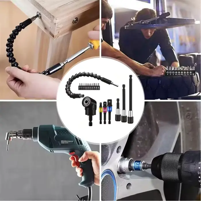Kit d'extension de perceuse flexible L'extension