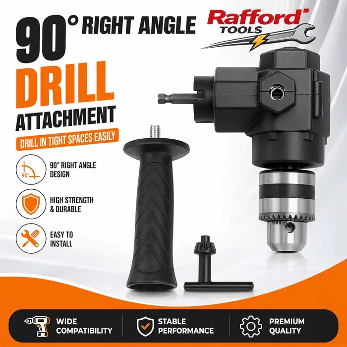 Adaptateur d'angle droit pour perceuse RaffordDrill