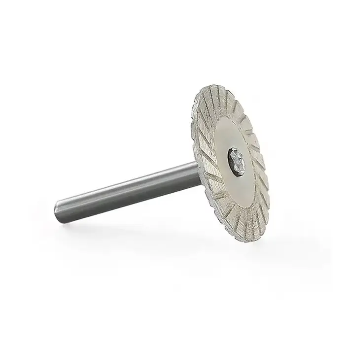 Disque de coupe diamanté de 40 mm, lame de scie circulaire à tige de 6 mm, disque de ponçage, meule 