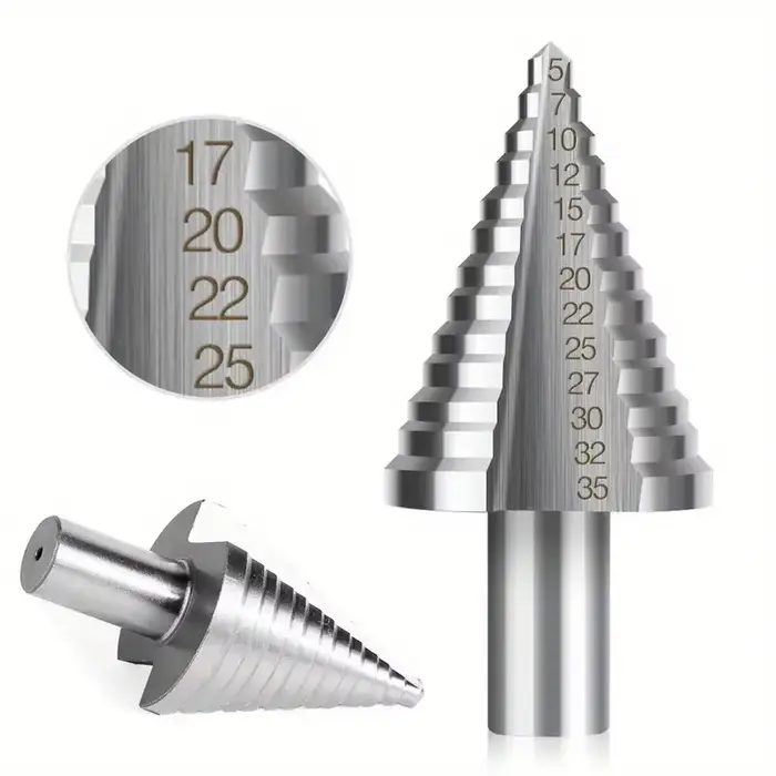 Foret étagé en acier rapide 5-35MM, foret pour bois et métal, outils électriques HSS, coupe-trou, alésoir industriel, accessoires d'outils