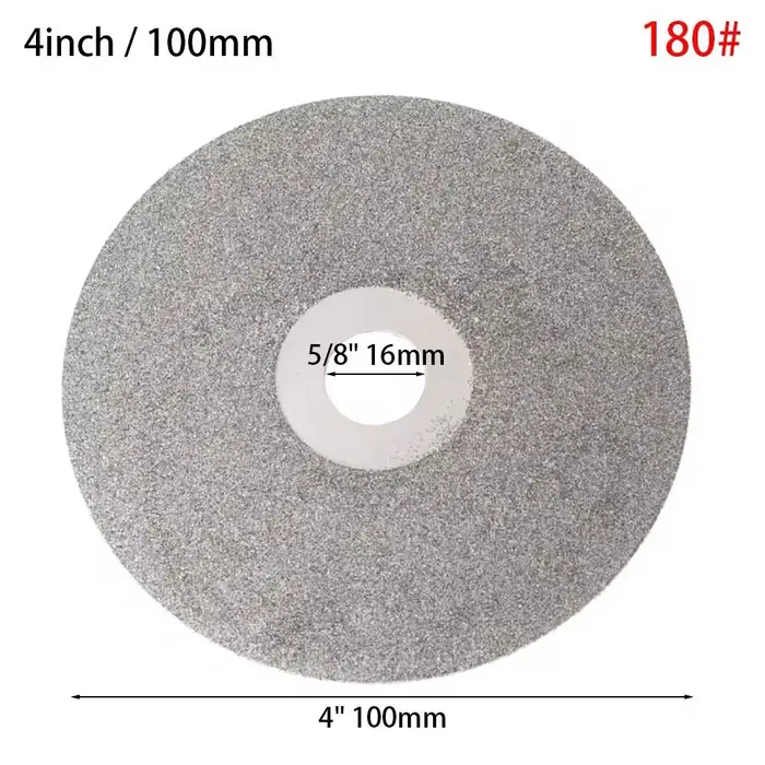 1 pièce Disque de meulage diamanté 4 pouces 100 mm 80-3000 grains