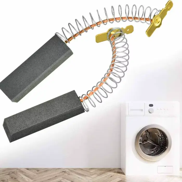 Balais de carbone pour moteur Bosch/Siemens, 2 pièces, 5x12.5x36mm, pour Machine à laver à tambour,