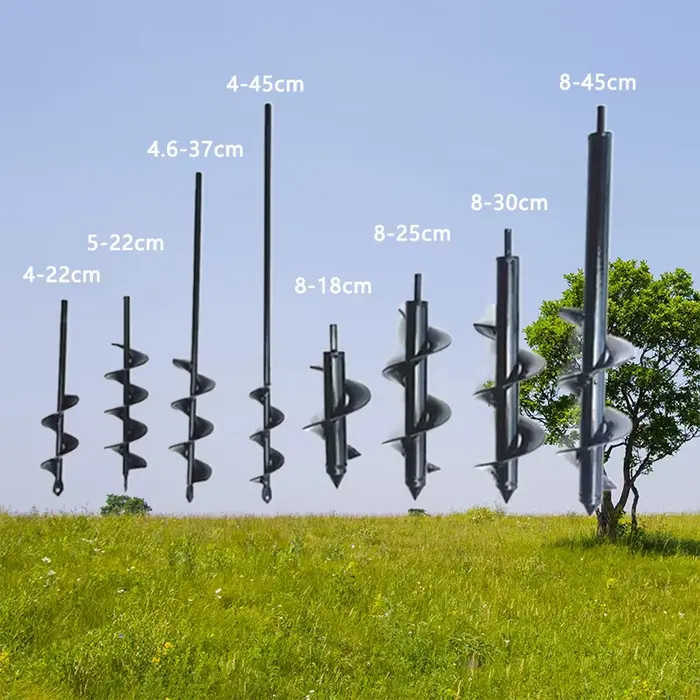 Jeu de forets métalliques en acier