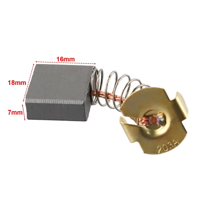 Brosses de carbone pour moteur