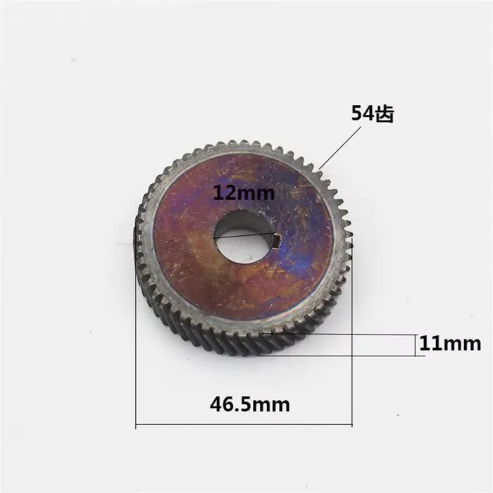 Engrenage de machine de découpe de scie circulaire électrique