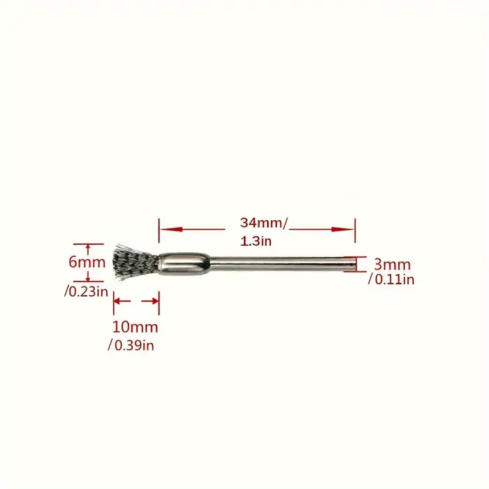 Mini perceuse à brosse métallique en acier
