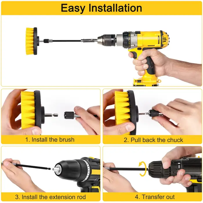 Ensemble de fixation de brosse de forage